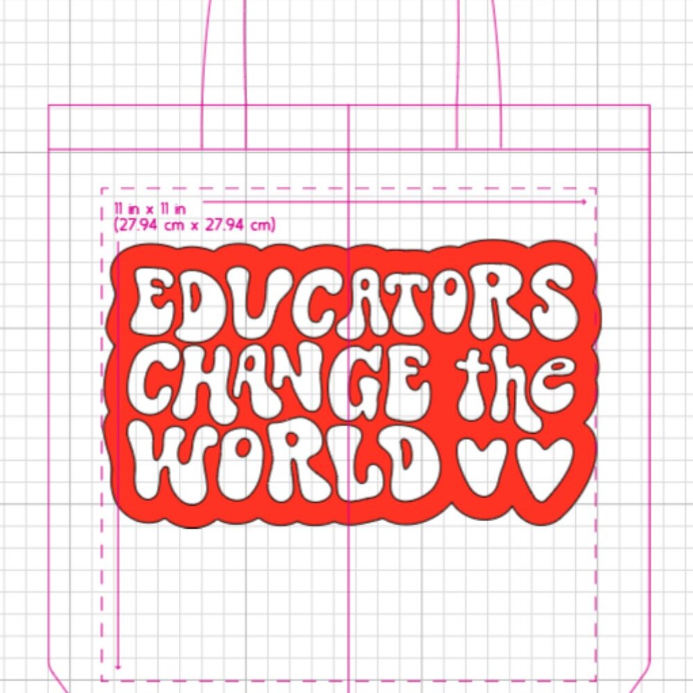Teacher Tote (customizable)